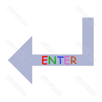 Colored Enter Arrow