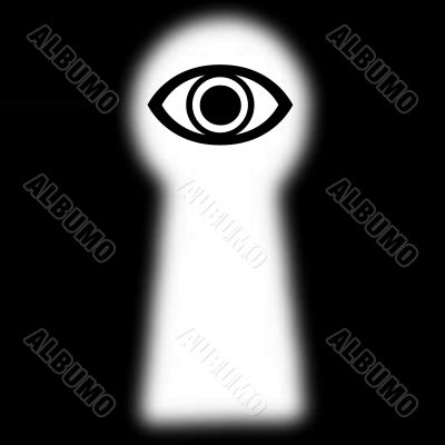 Eye Through Keyhole