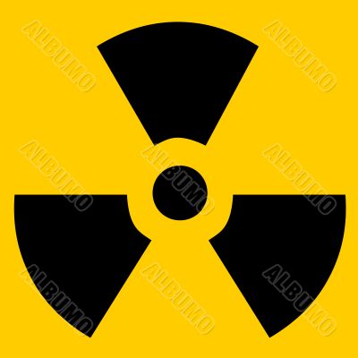 Radioactive sign