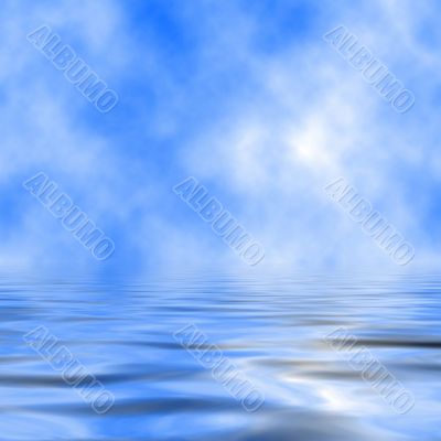 Sky and Sea Illustration