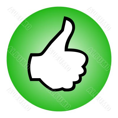 Thumbs up sphere