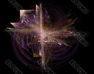 Abstract fractal design Abstract fractal design