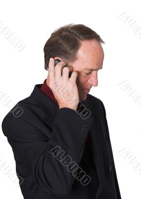 Business man on the phone