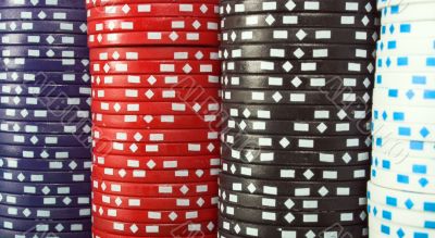 abstract casino chips background