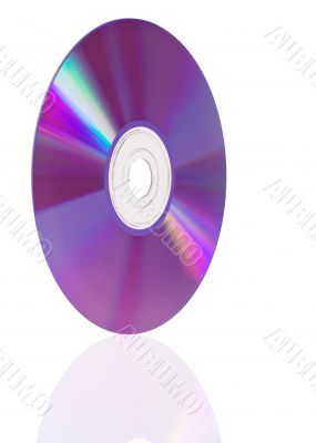 Cd with reflection