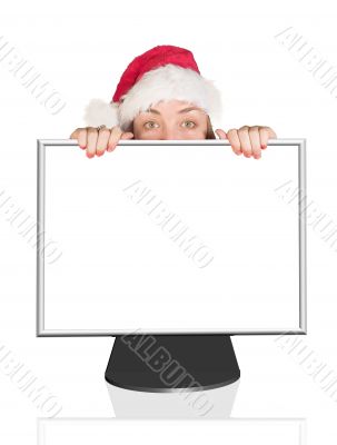 Felame Santa on screen