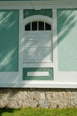 Antique house window