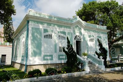 Preserved colonial house, Macau, Taipa