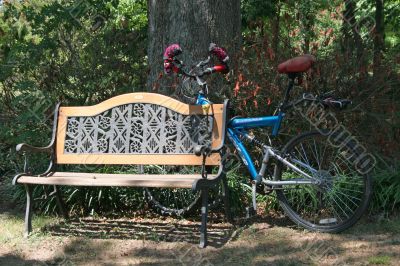 Bench and Bike