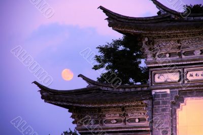 Chinese architecture, the carving roof