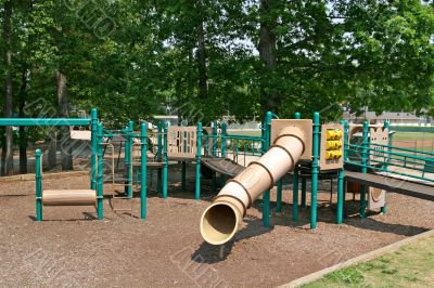 Green and Brown Playground