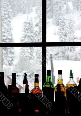 Bar at the ski resort