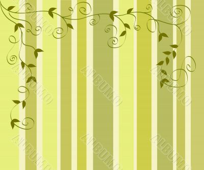 Foliage on stripes