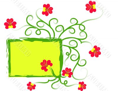 Flowers frame