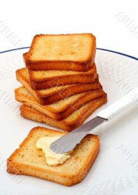 Toast with butter