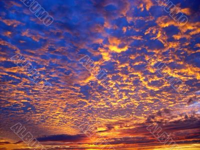 Beautiful sunset background