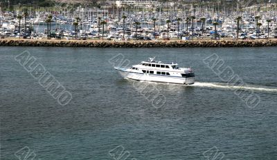 Cabin Cruiser at Marina