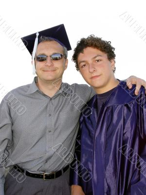 Dad and grad