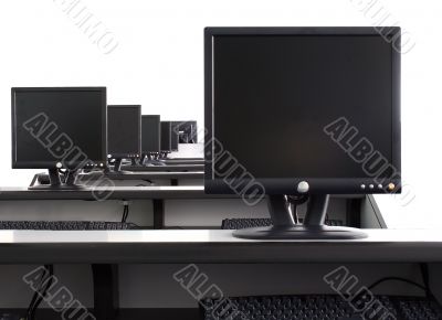 computer room - pc white