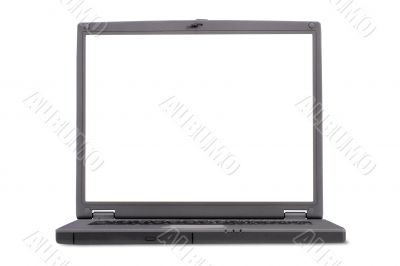 business laptop - space for writing