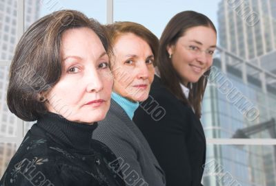 business female management team
