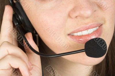 customer services close up