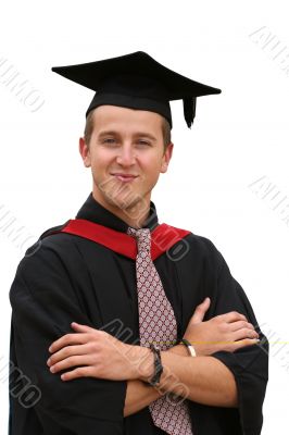 graduation student - isolated