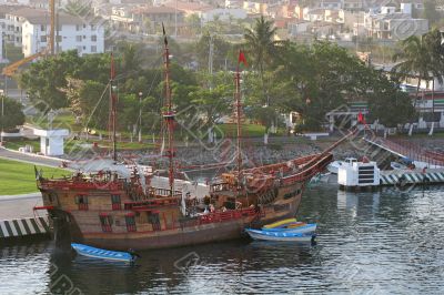 Pirate Ship in City