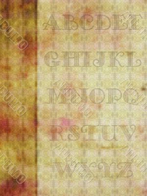 Alphabet background, retro style Alphabet background, retro style