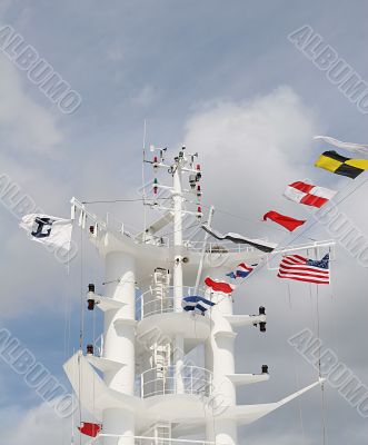 Ships Tower and Flags