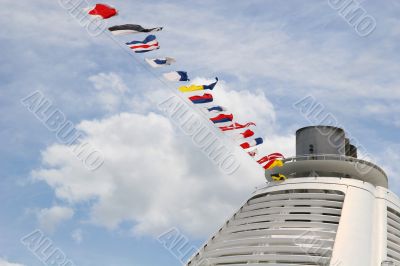 Smokestack and Flags