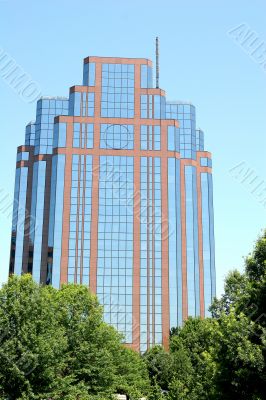 Brick and Glass in Trees
