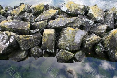 Mossy rocks