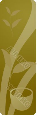 Green tea beverage panel Green tea beverage panel