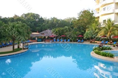 Resort swimming pool