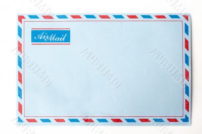 envelope in isolated background