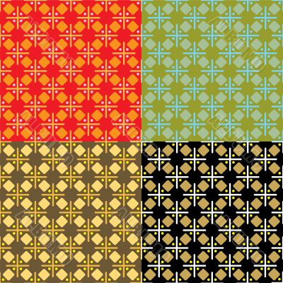 abstract seventies cross multi