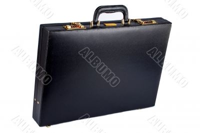 Black business briefcase