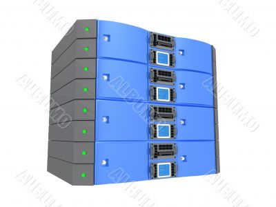 Twin Server - Blue