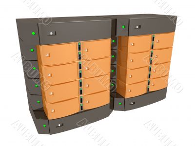Dual Server - Orange