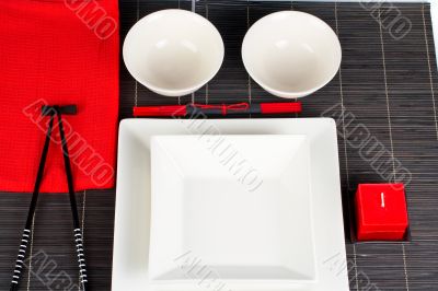 Table setting for a dinner Table setting for a dinner