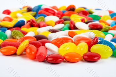 Detail of colorful sweets background