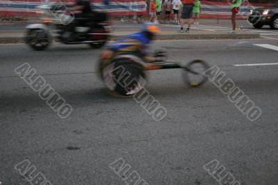 Wheelchair and Motorcycle