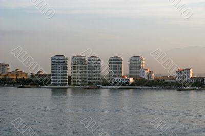 Coastal Condos at Dawn