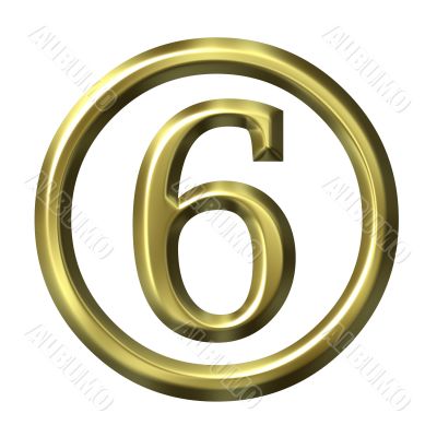 3D Golden Number 6