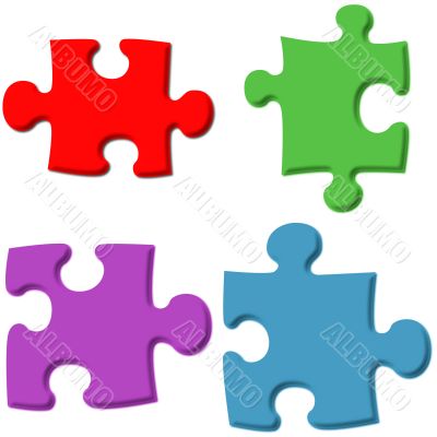 3D Puzzle Pieces