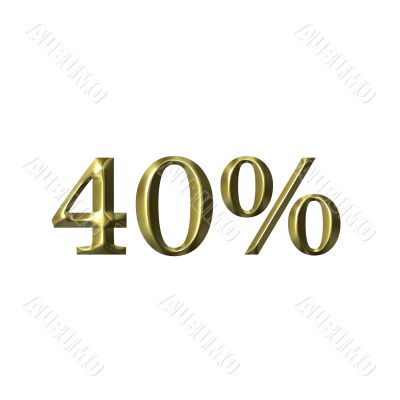 40 percent