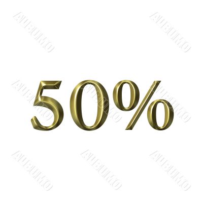 50 percent