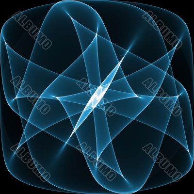 Abstract 3D Design isolated in white