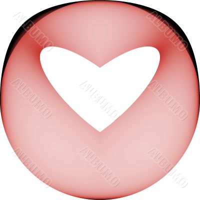 Abstract 3D Heart Design